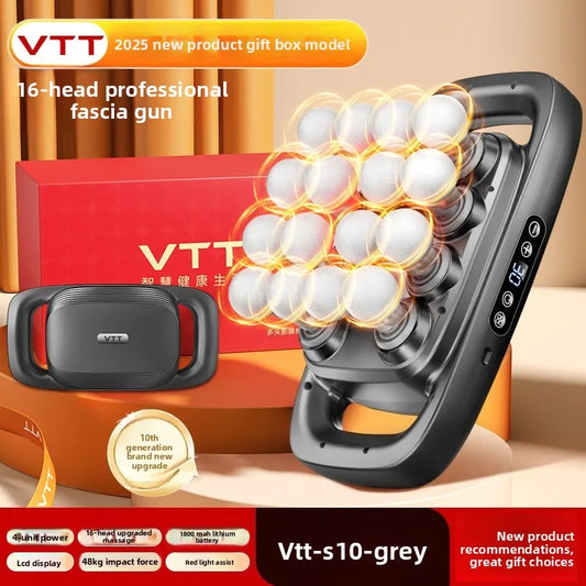 Flybox 16 Head Fascia Gun Deep Tissue Muscle Massager