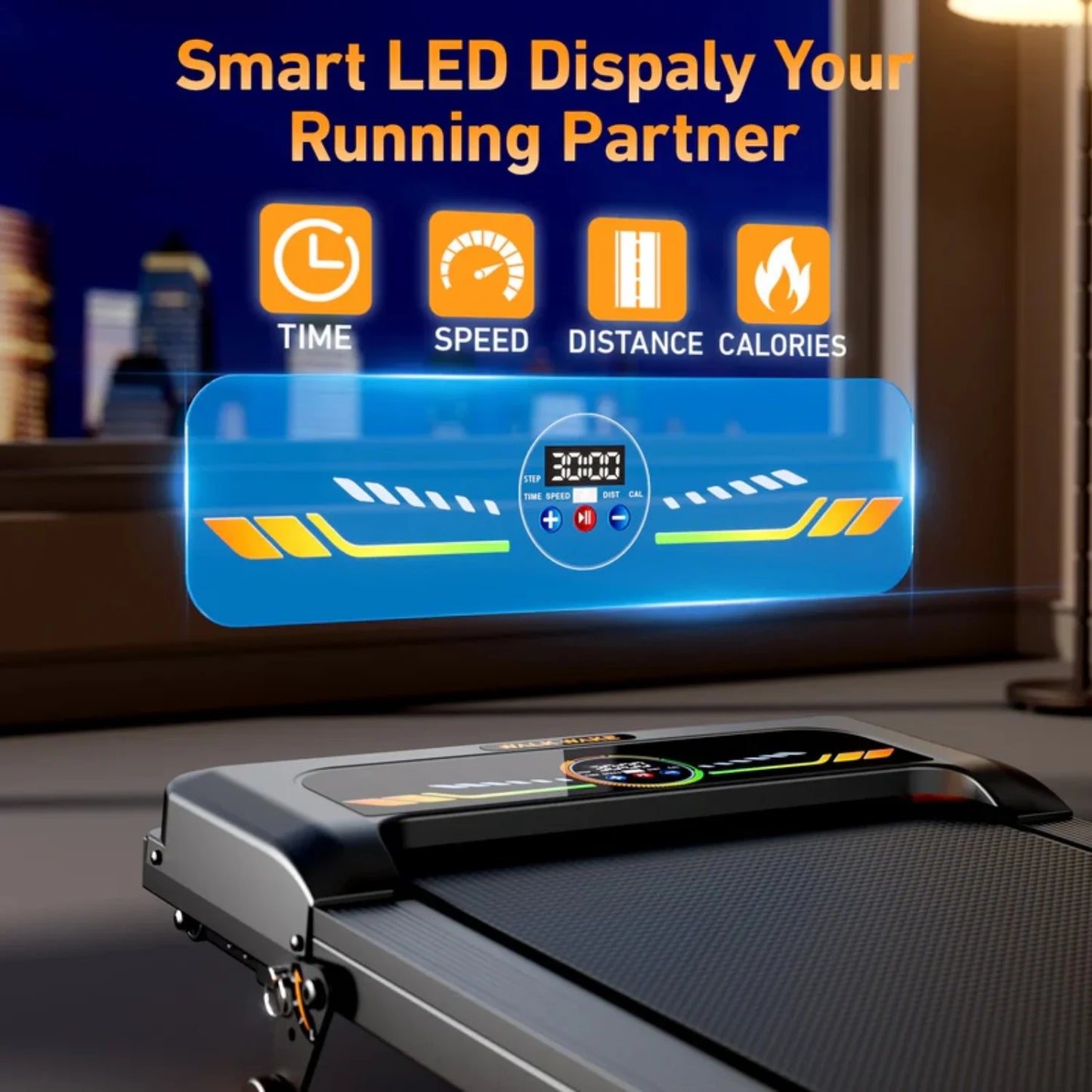 NONEDriving Portable Incline Walking Pad Under Desk Treadmill