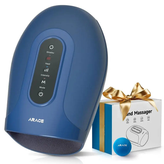 Cordless Hand And Wrist Massager With Heat And Compression